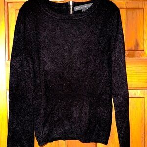 Marc by Marc Jacobs Womens Long Sleeve Back Zip Crew Neck Top